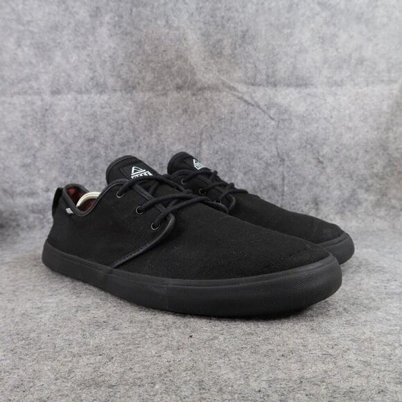Reef Other - Reef Shoes Mens 12 Sneakers Casual Canvas Black Lace Up Landis 2 Lifestyle Beach